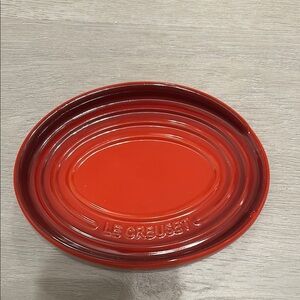 Le Creuset Red Oval Lid